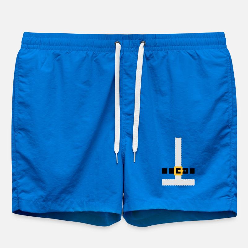Costume Père Noël - Short de bain - cobalt blue