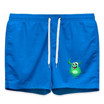 Monster gruen - Badeshorts - Cobalt blue - Vorne