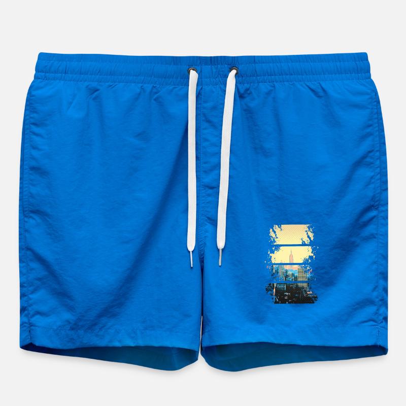 Silhouette NYC en teintes néon - Short de bain - cobalt blue