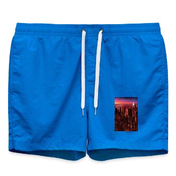 Horizon de la ville de New York - Short de bain - cobalt blue - Devant