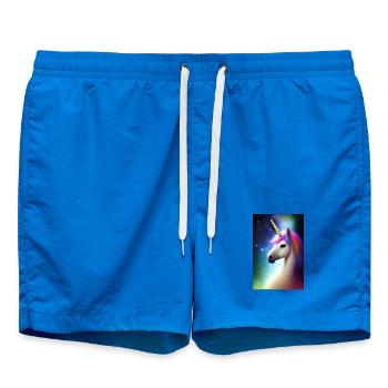 Unicorn - Swim Trunks - cobalt blue - Front