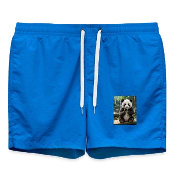Conception Panda - Short de bain - cobalt blue - Devant - AI Model Male 185 light (185cm)