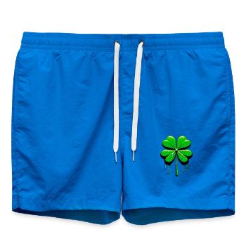 Trèfle à quatre feuilles - Short de bain - cobalt blue - Devant - AI Model Male 185 light (185cm)