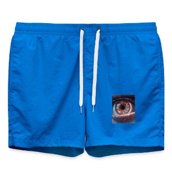 Kosmisches Augenfeuer - Badeshorts - Cobalt blue - Vorne - AI Model Male 185 light (185cm)