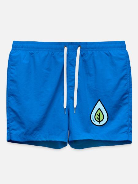 Wassertropfen Blatt Öko - Badeshorts - Cobalt blue