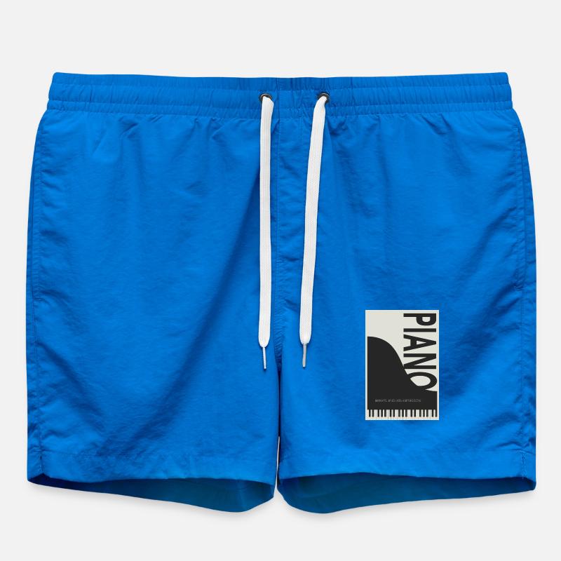 Piano – 88 Keys Endless Expression - Swim Trunks - cobalt blue