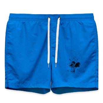 Autonomisation de la femme dansante - Illustration - Short de bain - cobalt blue - Devant - AI Model Male 185 light (185cm)