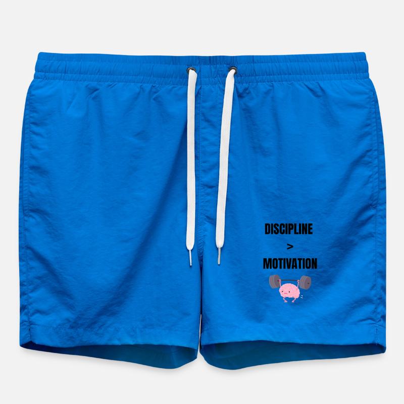 Discipline over motivation - Swim Trunks - cobalt blue