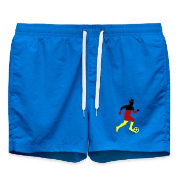 Fussballer Deutschland - Badeshorts - Cobalt blue - Vorne