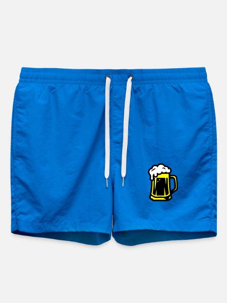 Beer Mug Beer Icon - Swim Trunks - cobalt blue