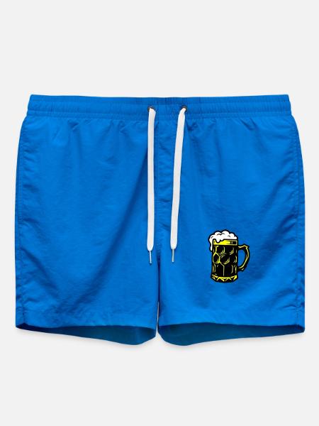 Beer Mug Symbol Booze - Swim Trunks - cobalt blue