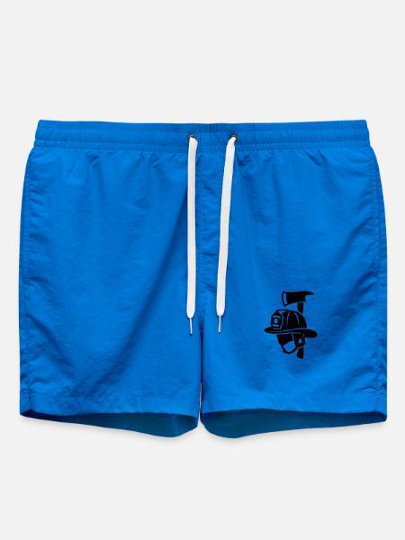 Frontal Feuerwehrhelm Logo - Badeshorts - Cobalt blue