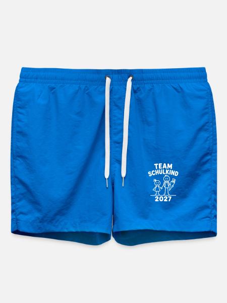 Team Schulkind 2027 – Geschwister Einschulung - Badeshorts - Cobalt blue