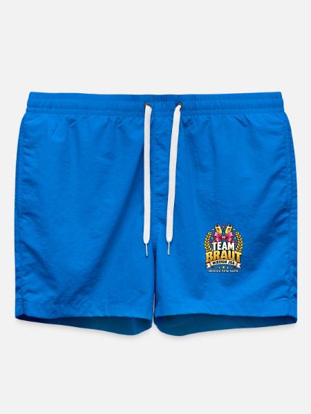 Team Braut – Mission JGA - Badeshorts - Cobalt blue