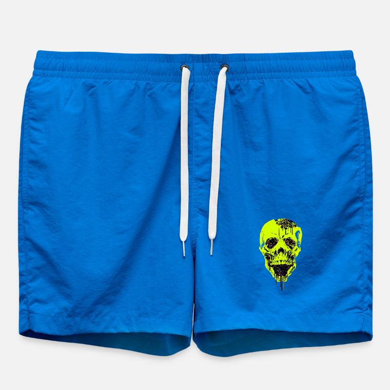 Neurowerveldeil Icône de crâne - Short de bain - cobalt blue