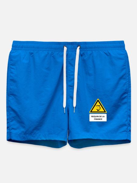 Shark of finance - Swim Trunks - cobalt blue
