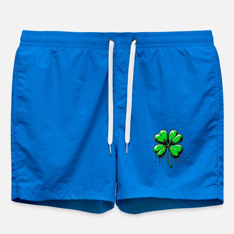 Four-leaf clover - Swim Trunks - cobalt blue