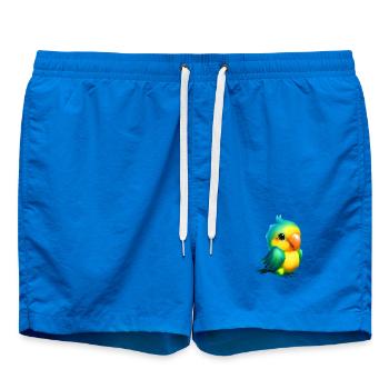 Perroquet - Short de bain - cobalt blue - Devant - AI Model Male 185 light (185cm)