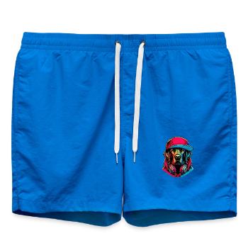 Chien - Short de bain - cobalt blue - Devant - AI Model Male 185 light (185cm)