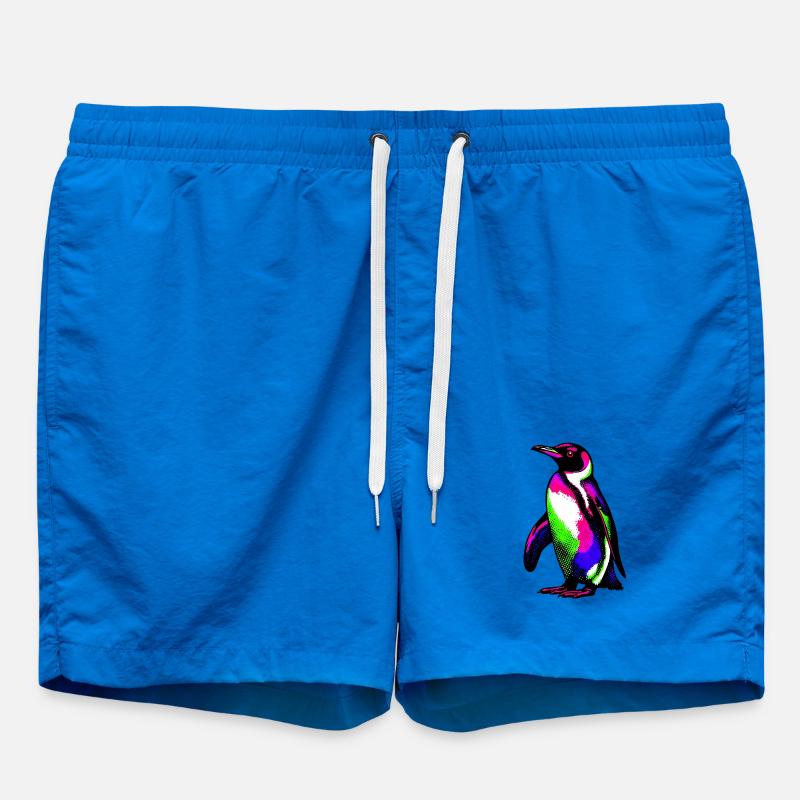 Penguin - Swim Trunks - cobalt blue