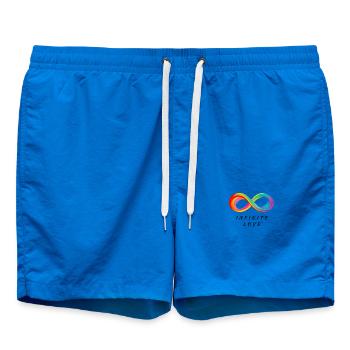 Amour infini - Signe d’infini coloré - Short de bain - cobalt blue - Devant