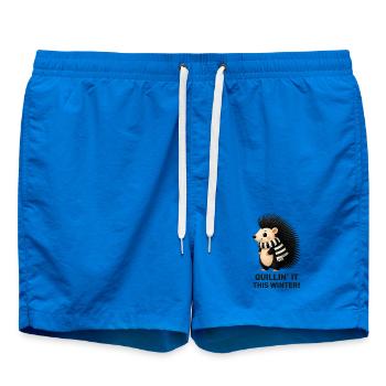 Quillin' it cet hiver ! - Short de bain - cobalt blue - Devant