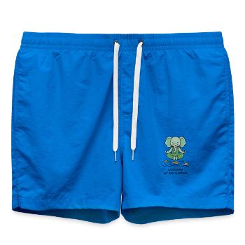 Éléphant zen Puissance dans la détente - Short de bain - cobalt blue - Devant - AI Model Male 185 light (185cm)