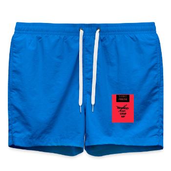 Start Press Nichts kann mich aufhalten - Badeshorts - Cobalt blue - Vorne - AI Model Male 185 light (185cm)