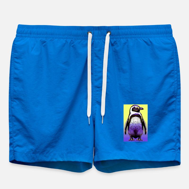 penguin - Swim Trunks - cobalt blue