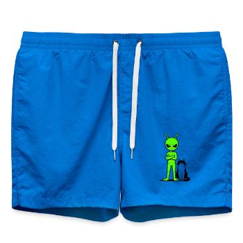 Humour comique extraterrestre - Short de bain - cobalt blue - Devant