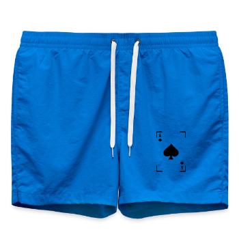 Jeu de cartes Casino Jeux de hasard Poker Loterie - Short de bain - cobalt blue - Devant - AI Model Male 185 light (185cm)