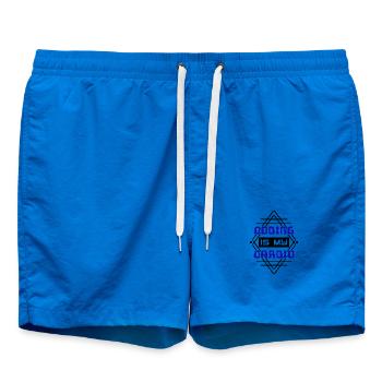 Cooler Spruch Developer Coden Programmierer Code - Badeshorts - Cobalt blue - Vorne - AI Model Male 185 light (185cm)