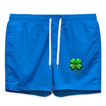 Trèfle à quatre feuilles - Short de bain - cobalt blue - Devant - AI Model Male 185 light (185cm)
