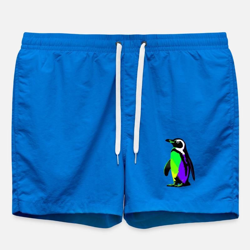 Penguin - Swim Trunks - cobalt blue