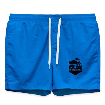 Silhouette de la Norvège du Svalbard - Short de bain - cobalt blue - Devant - AI Model Male 185 light (185cm)