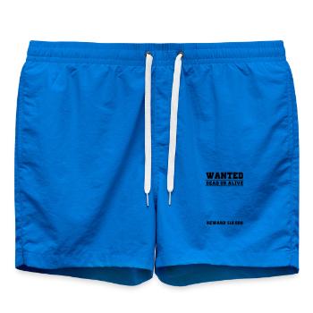 wanted selber gestalten - Badeshorts - Cobalt blue - Vorne - AI Model Male 185 light (185cm)