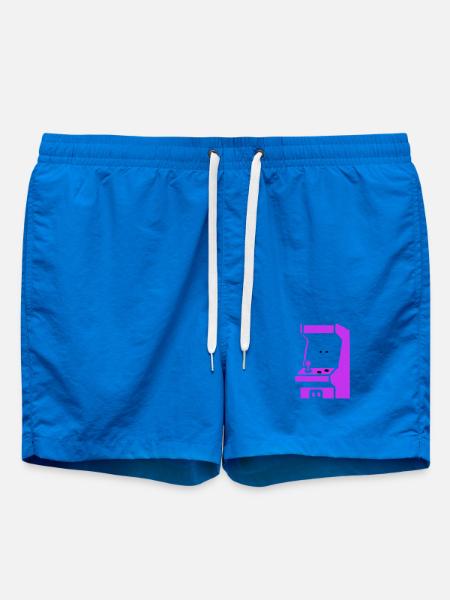 Machine à sous Arcade Silhouette - Short de bain - cobalt blue