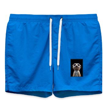 Meerkat Erdmännchen - Badeshorts - Cobalt blue - Vorne - AI Model Male 185 light (185cm)