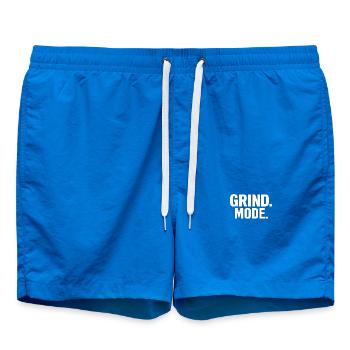 Grind Mode Rough Typo - Swim Trunks - cobalt blue - Front