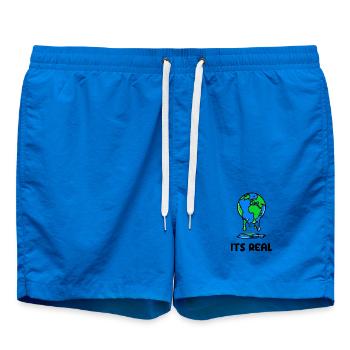 Mutter Erde Statement Planet Umweltfreundlich - Badeshorts - Cobalt blue - Vorne - AI Model Male 185 light (185cm)
