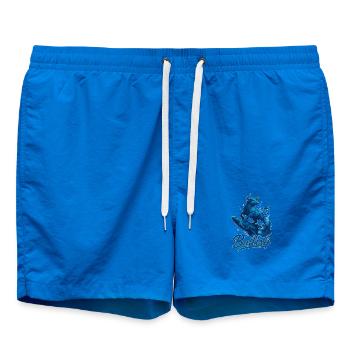 Stock Bull Bull Chart Profit Raktete Gift - Short de bain - cobalt blue - Devant - AI Model Male 185 light (185cm)