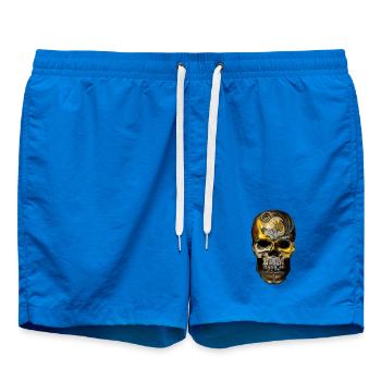 Ornement Crâne Filigrane D’or - Short de bain - cobalt blue - Devant
