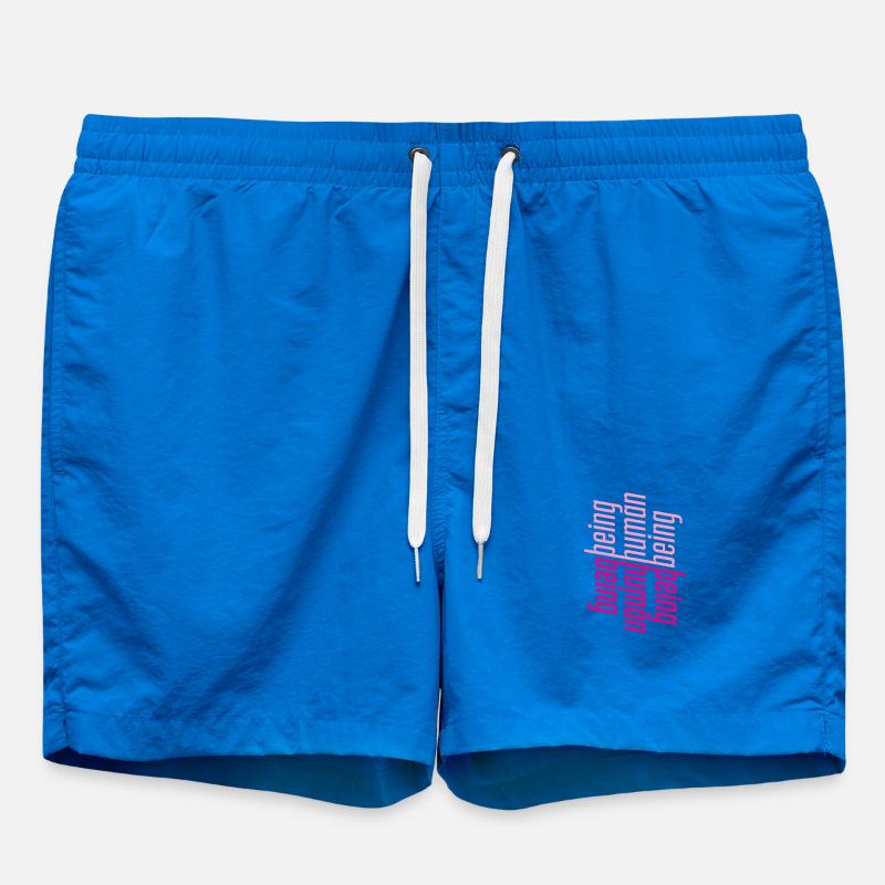 ThinkBick_being_human_being_2026 - Swim Trunks - cobalt blue