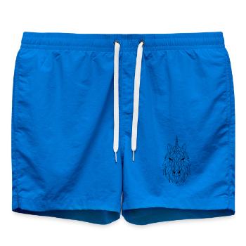 Unicorn Polygon - Swim Trunks - cobalt blue - Front
