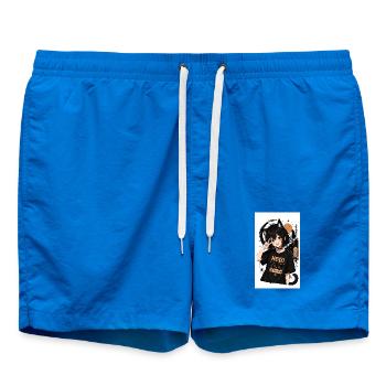 Neko Nachtkatze Shirt - Badeshorts - Cobalt blue - Vorne