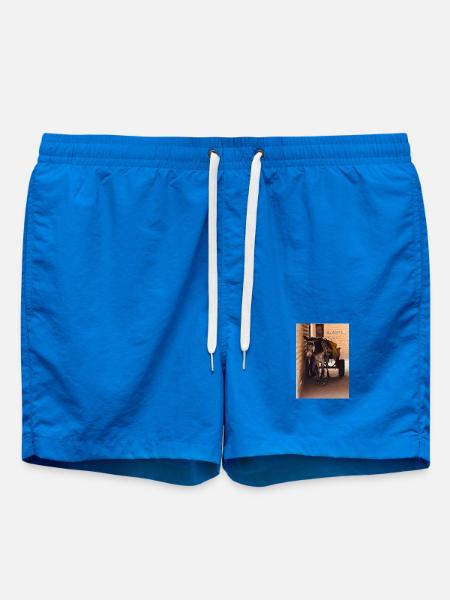 Esel mit einem Wagen im Dunkeln - Badeshorts - Cobalt blue