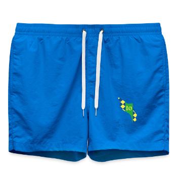 Île d'Oléron Carte Stylisée - Short de bain - cobalt blue - Devant - AI Model Male 185 light (185cm)