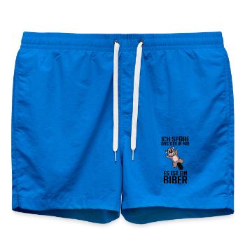 Biber Nagetier Zoo Geschenk - Badeshorts - Cobalt blue - Vorne