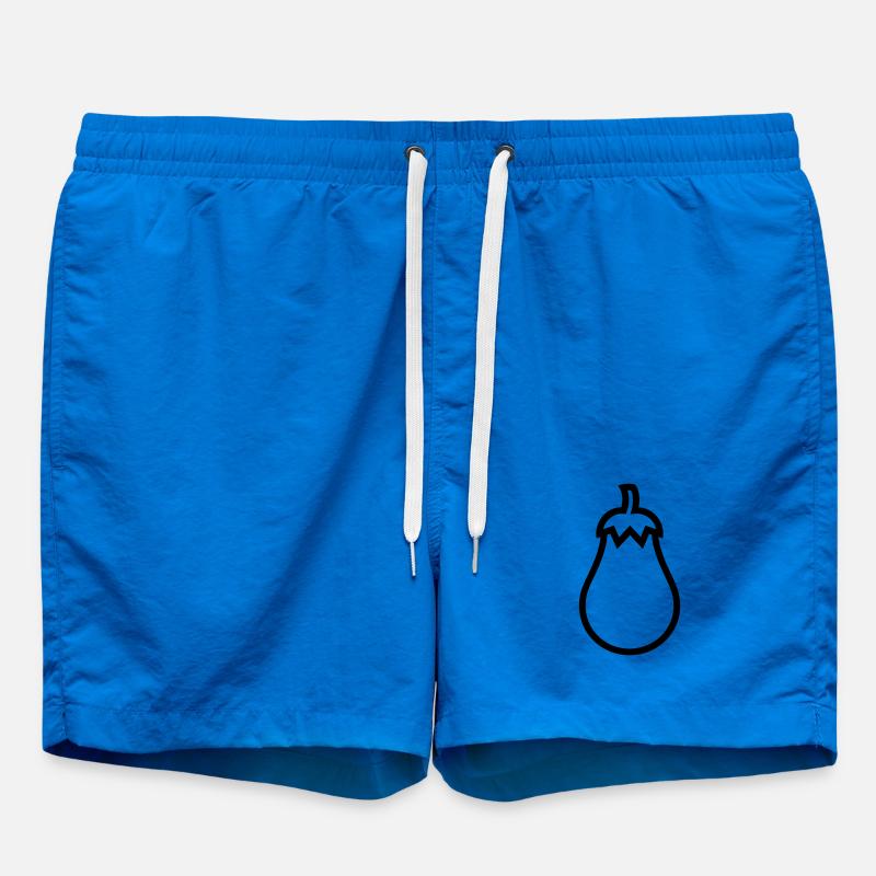 eggplant - Swim Trunks - cobalt blue