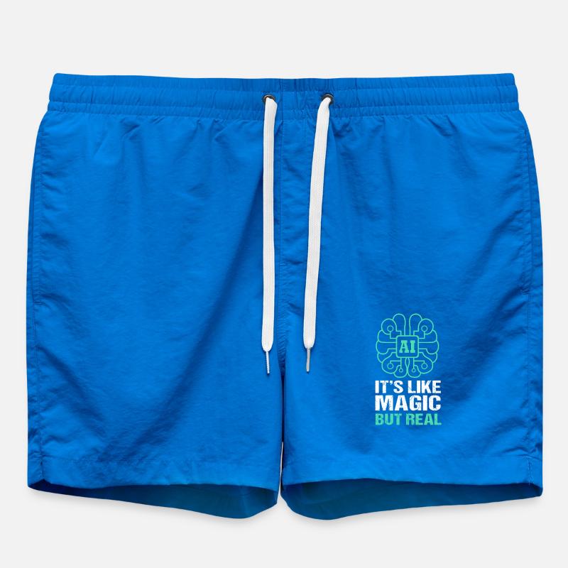 Künstliche Intelligenz GPT - Badeshorts - Cobalt blue